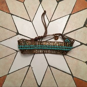 Blee Inara adjustable blue and gold color bracelet